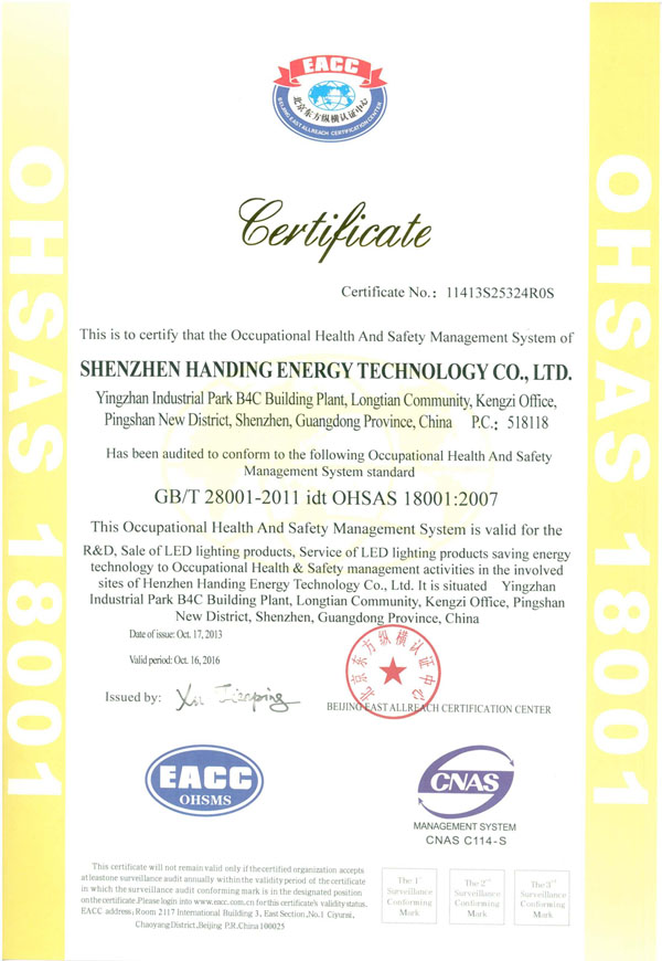 ISO 18001 英文版