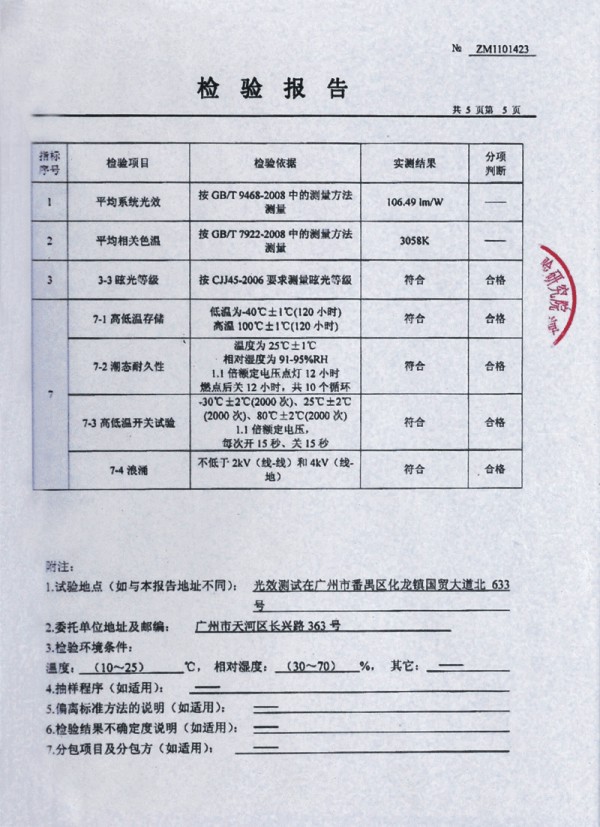 檢測報(bào)告