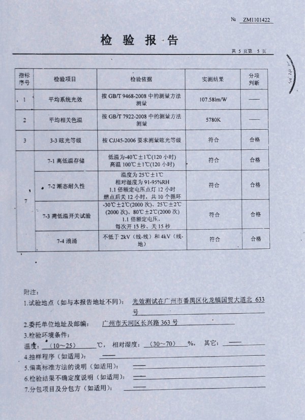 檢測報(bào)告